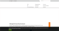 Desktop Screenshot of grenaa-gym.dk